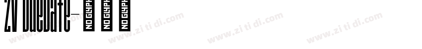 ZV DueDate字体转换